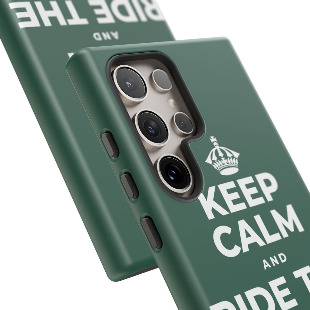 KEEP CALM AND RIDE THE GOOD WAVE Phone Case