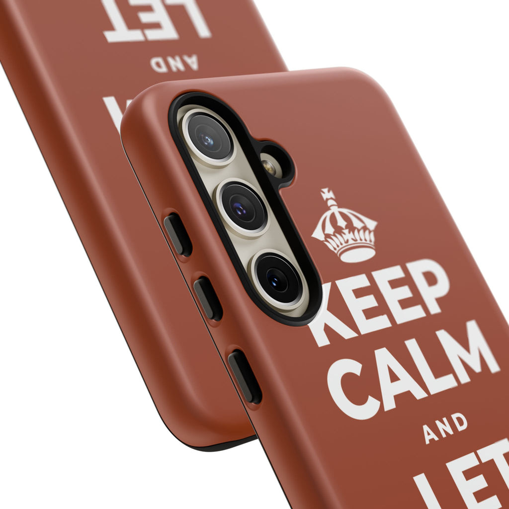 KEEP CALM AND LET PEOPLE HELP Phone Case