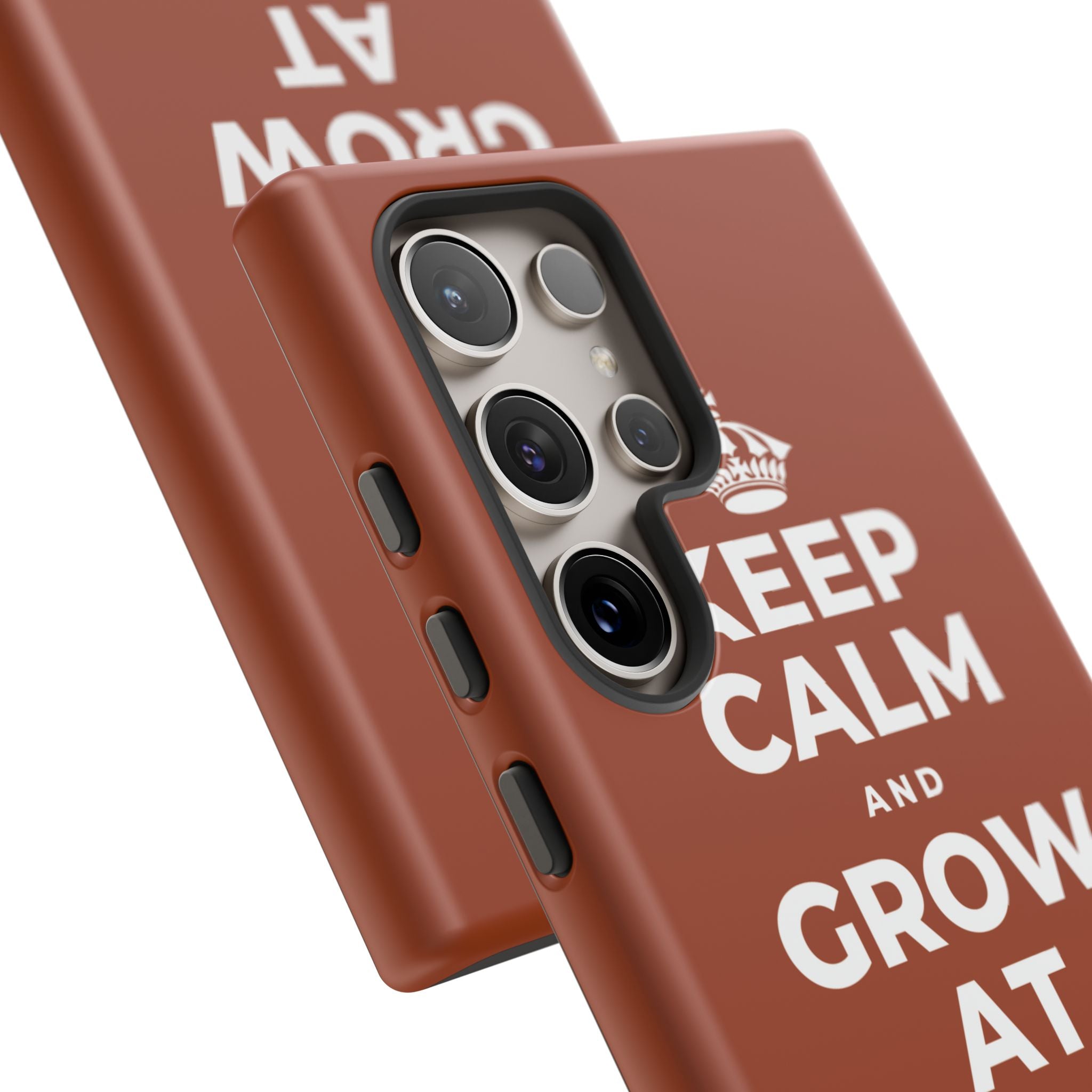KEEP CALM AND GROW AT YOUR OWN PACE Phone Case