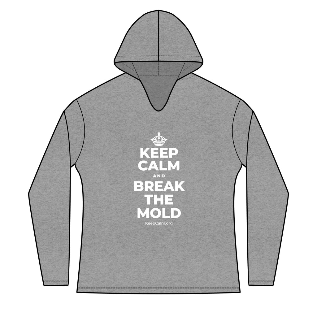 KEEP CALM AND BREAK THE MOLD Women's Long Sleeve Hoodie