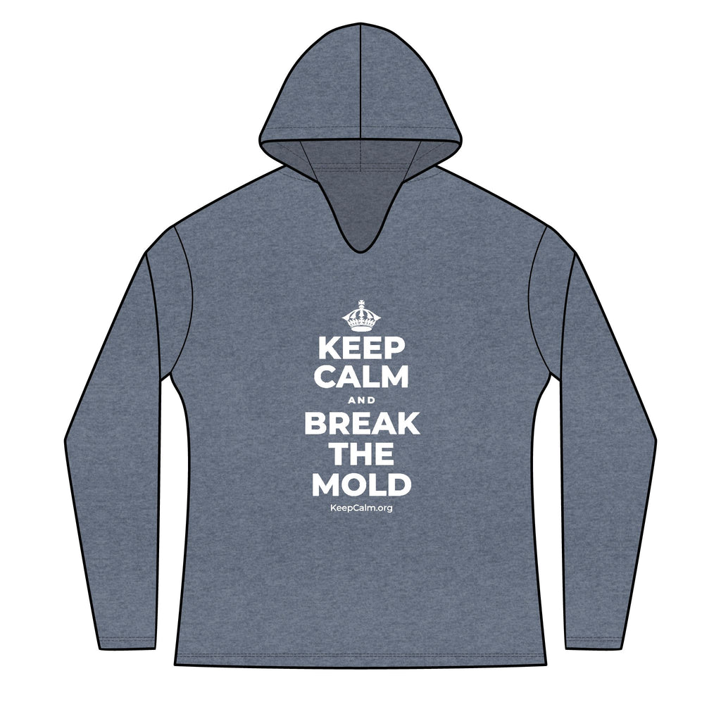 KEEP CALM AND BREAK THE MOLD Women's Long Sleeve Hoodie