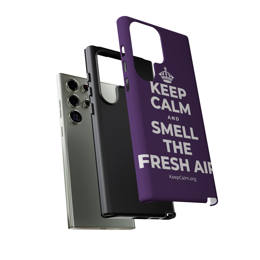 KEEP CALM AND SMELL THE FRESH AIR Phone Case