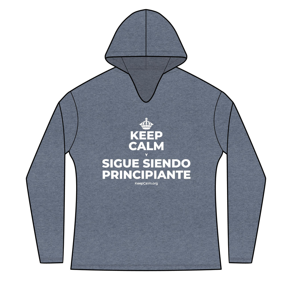 KEEP CALM Y SIGUE SIENDO PRINCIPIANTE Women's Long Sleeve Hoodie