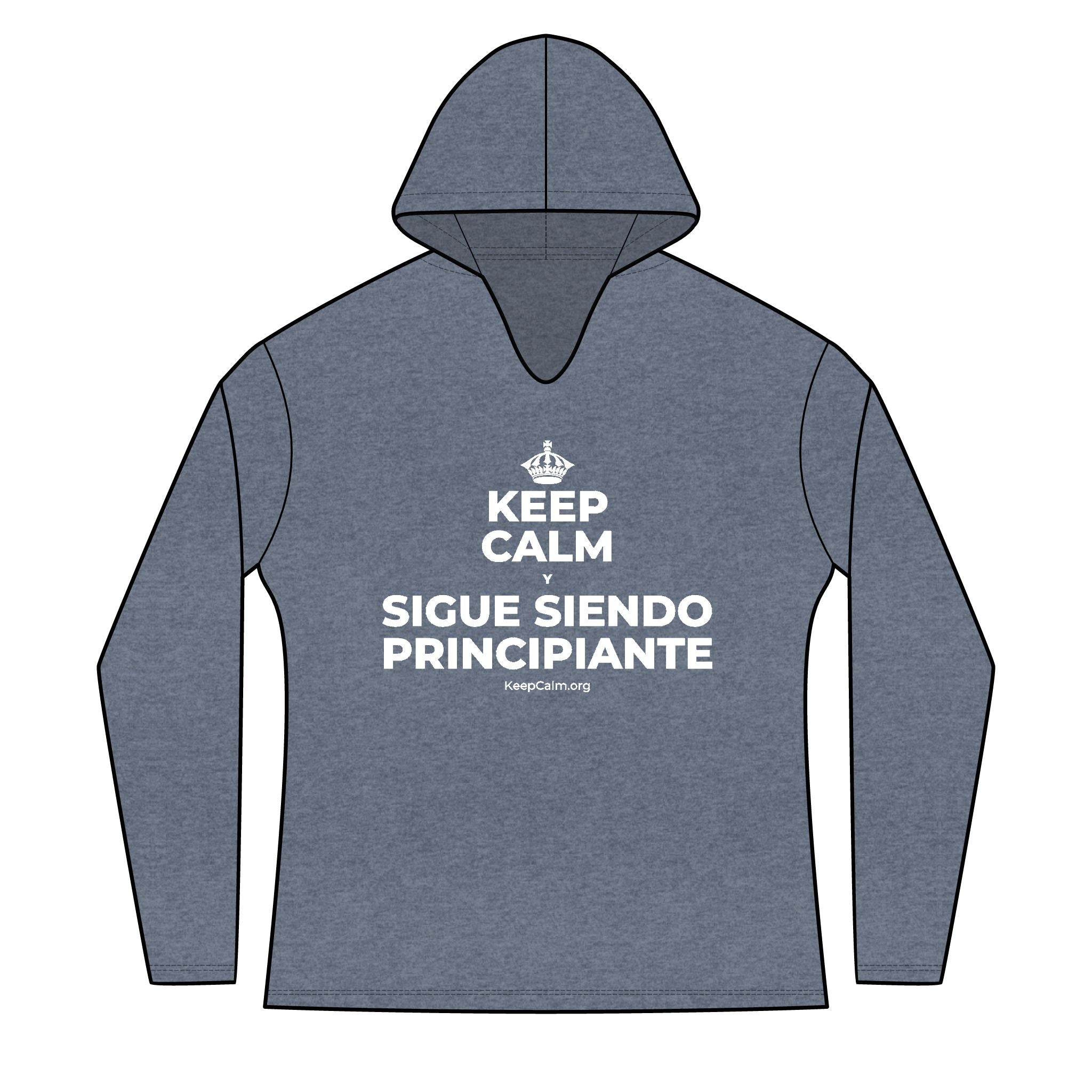 KEEP CALM Y SIGUE SIENDO PRINCIPIANTE Women's Long Sleeve Hoodie