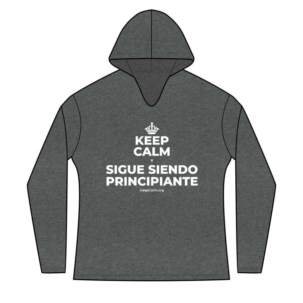 KEEP CALM Y SIGUE SIENDO PRINCIPIANTE Women's Long Sleeve Hoodie