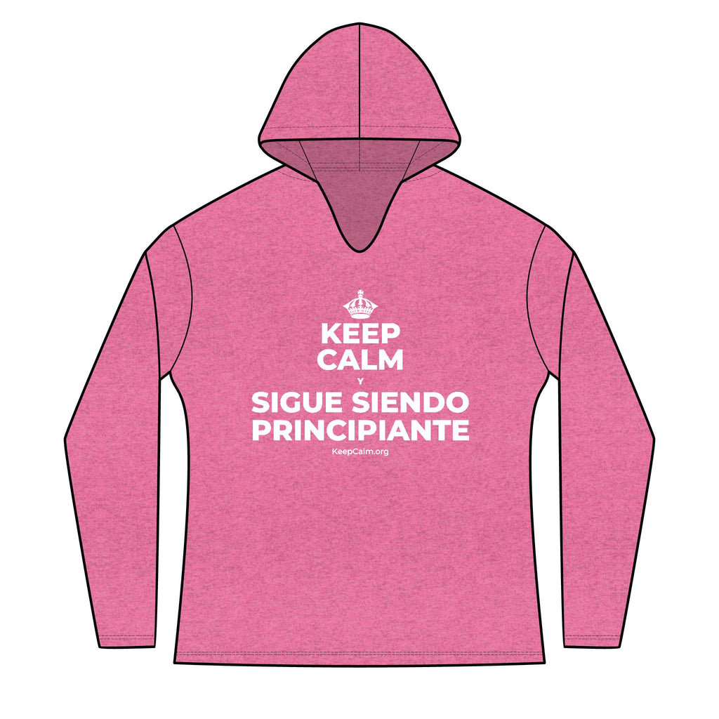 KEEP CALM Y SIGUE SIENDO PRINCIPIANTE Women's Long Sleeve Hoodie