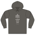 KEEP CALM AND এখানেই থাকো এখন Organic Hoodie Tee