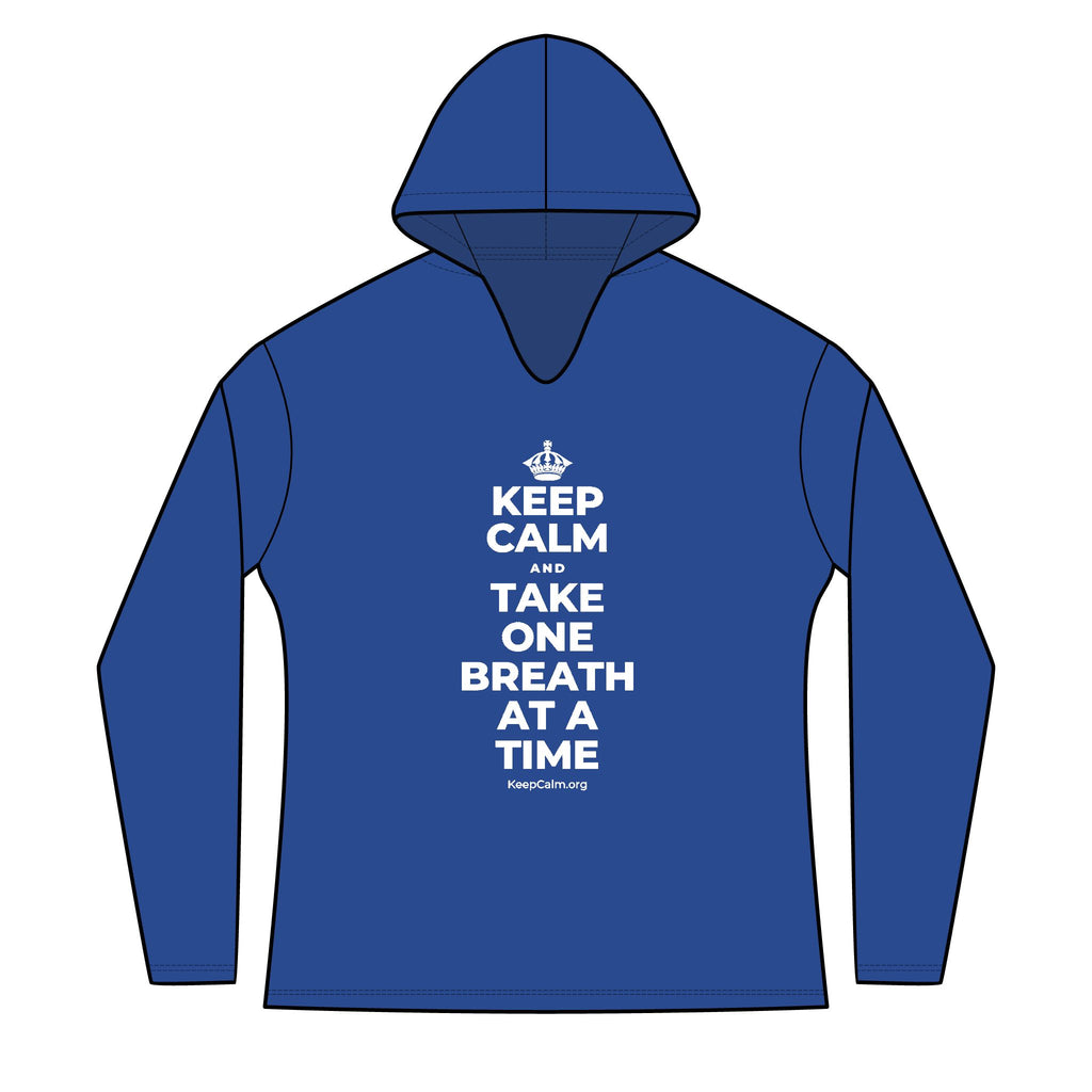 KEEP CALM AND TAKE ONE BREATH AT A TIME Women's Long Sleeve Hoodie