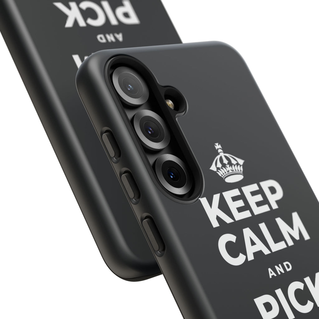 KEEP CALM AND PICK YOUR BATTLE Phone Case (Dark)