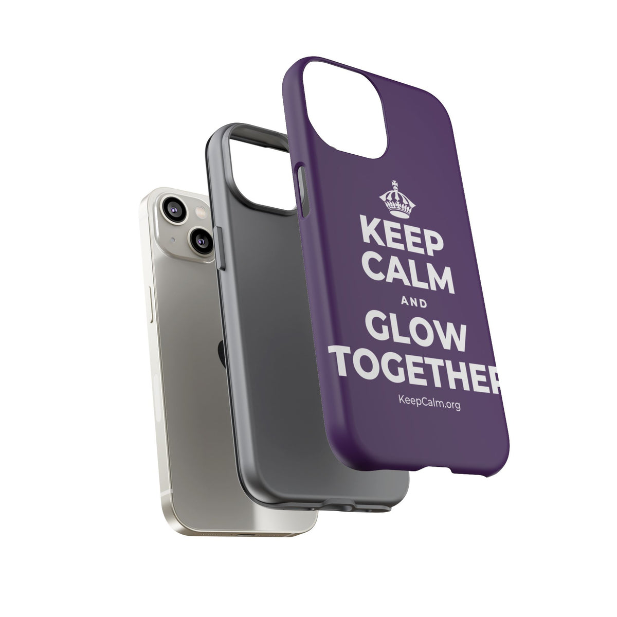 KEEP CALM AND GLOW TOGETHER Phone Case