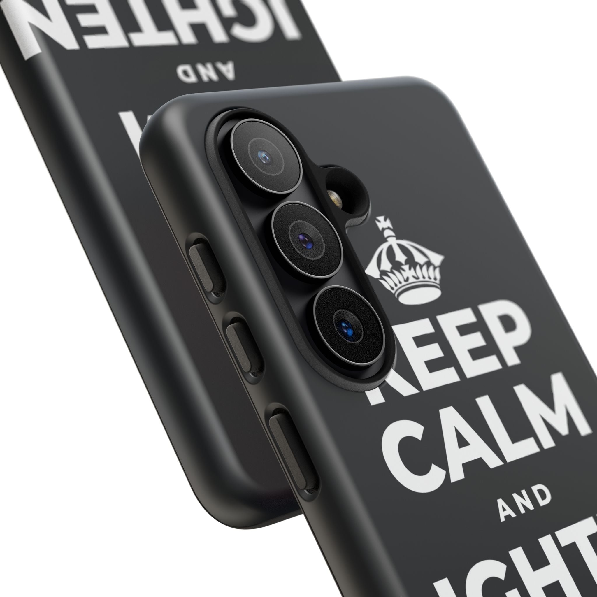 KEEP CALM AND LIGHTEN THE LOAD Phone Case (Dark)