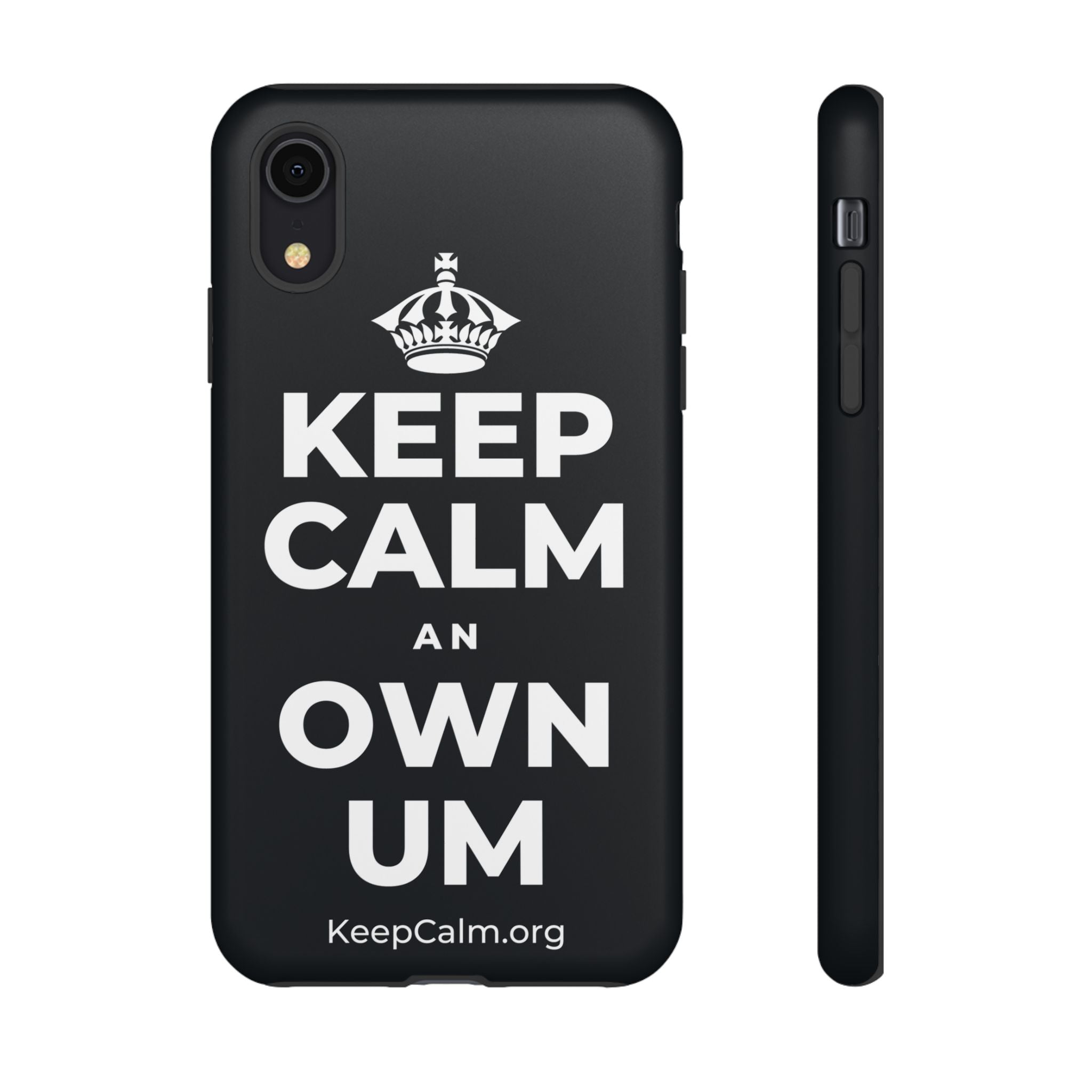 KEEP CALM AN OWN UM Phone Case (Dark)