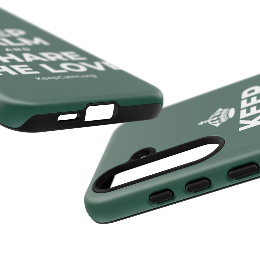 KEEP CALM AND SHARE THE LOVE Phone Case