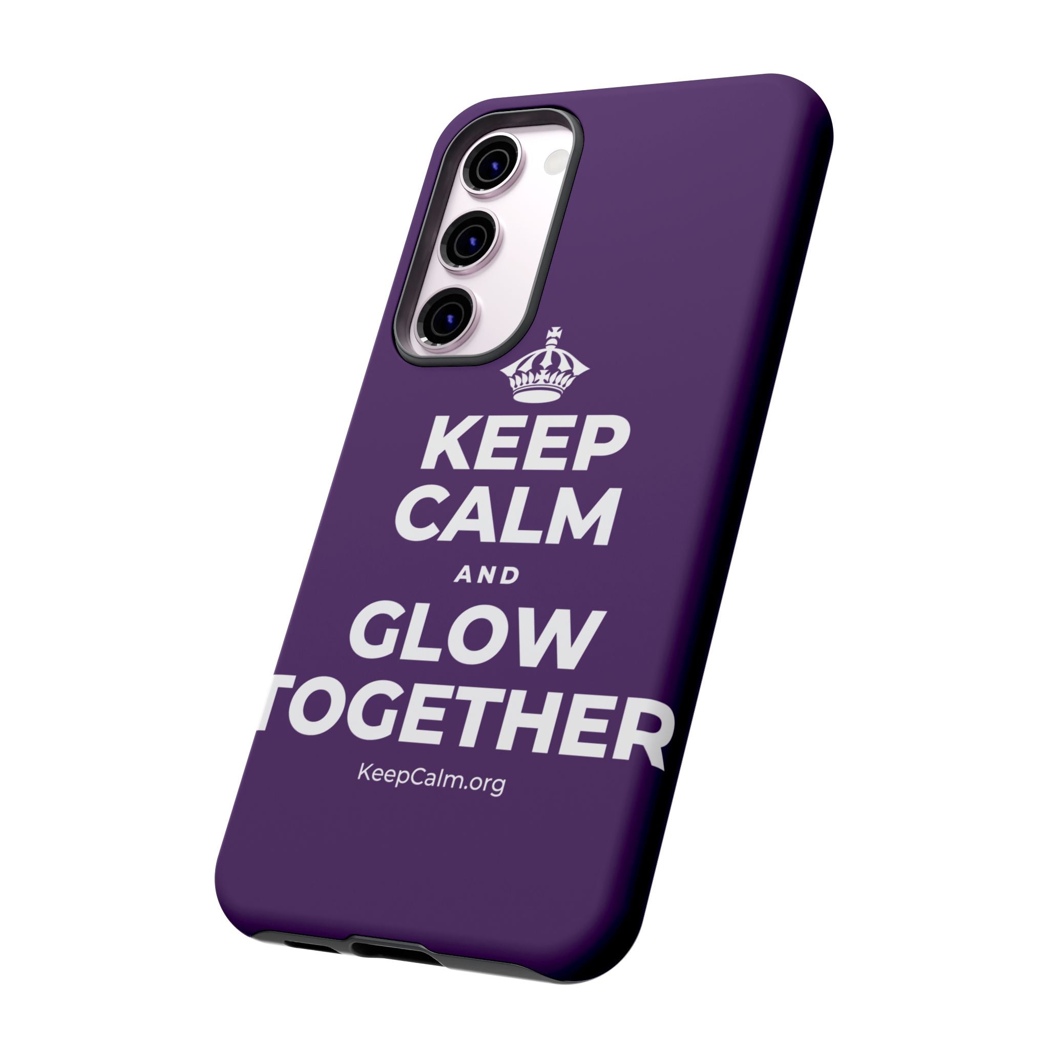 KEEP CALM AND GLOW TOGETHER Phone Case