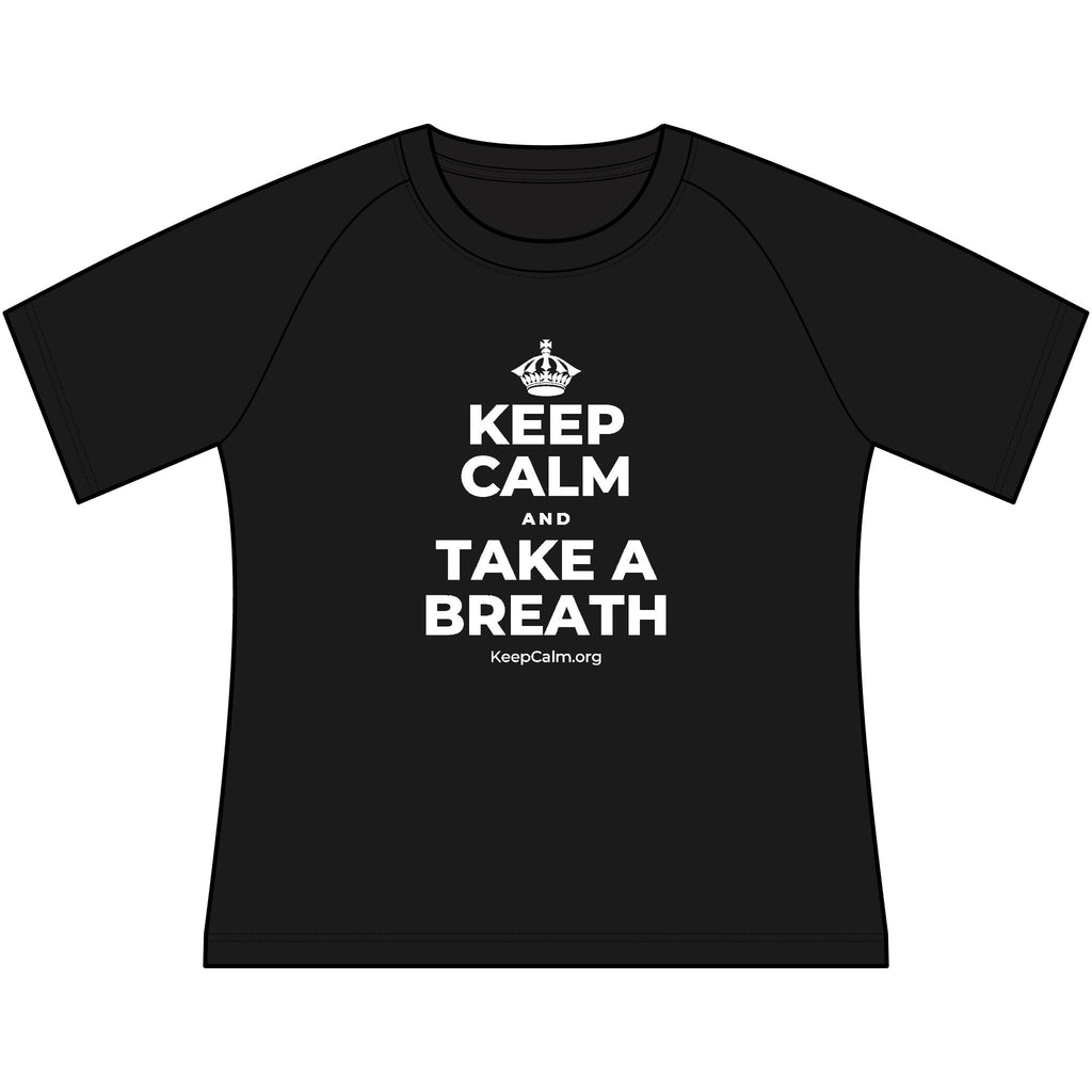 KEEP CALM AND TAKE A BREATH Women's Raglan Tee