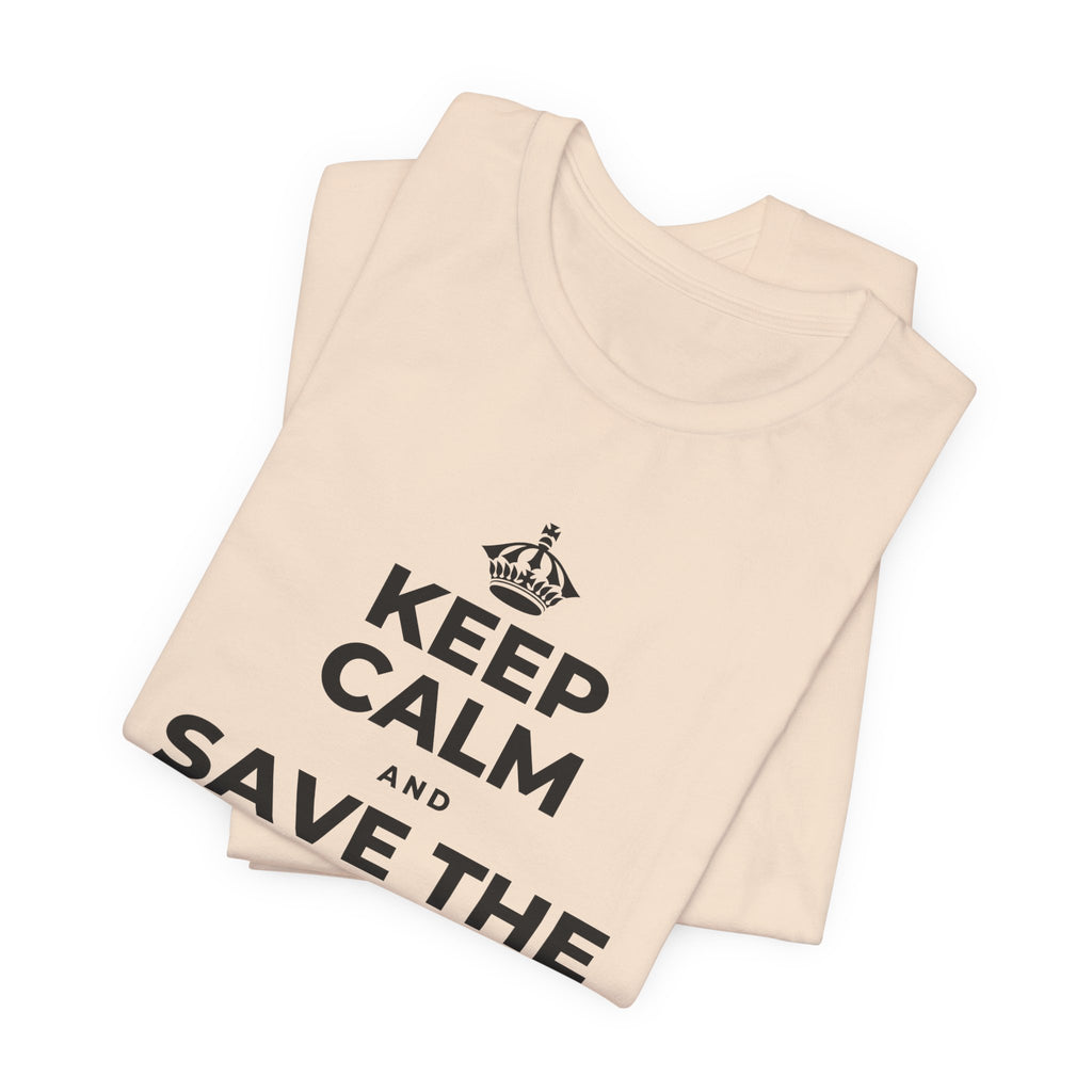 KEEP CALM AND SAVE THE DRAMA FOR YOUR 🦙 T-Shirt (Soft Cream–Heather Mauve)