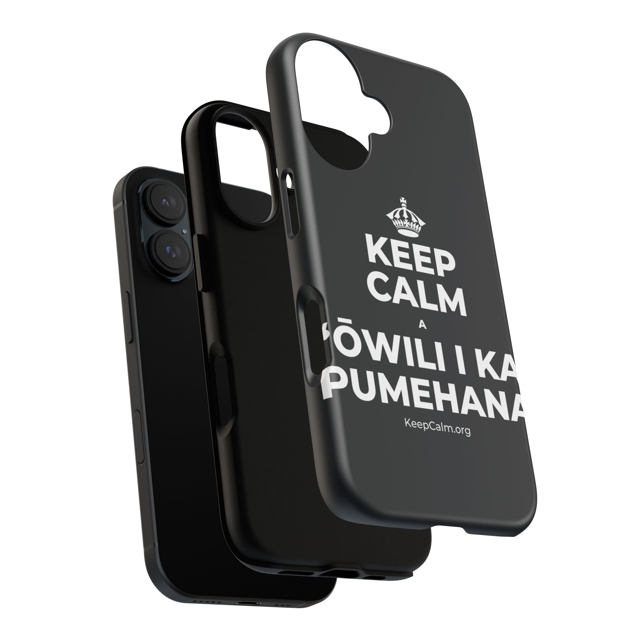 KEEP CALM A ʻŌWILI I KA PUMEHANA Phone Case (Dark)