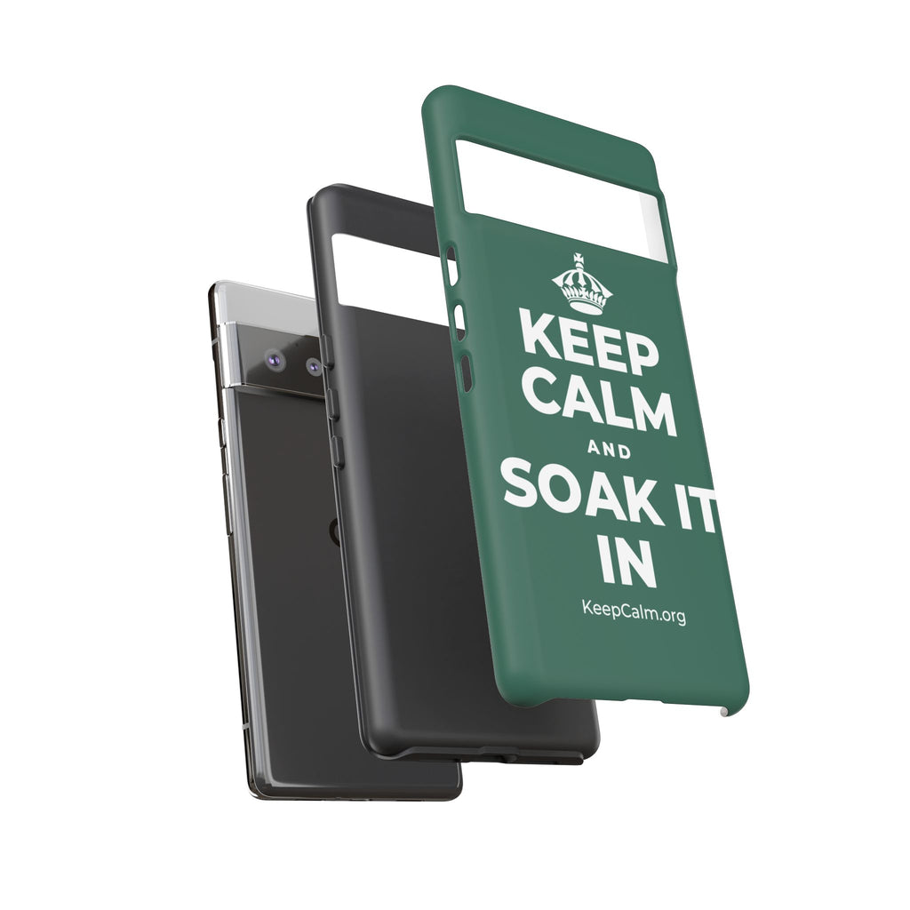 KEEP CALM AND SOAK IT IN Phone Case
