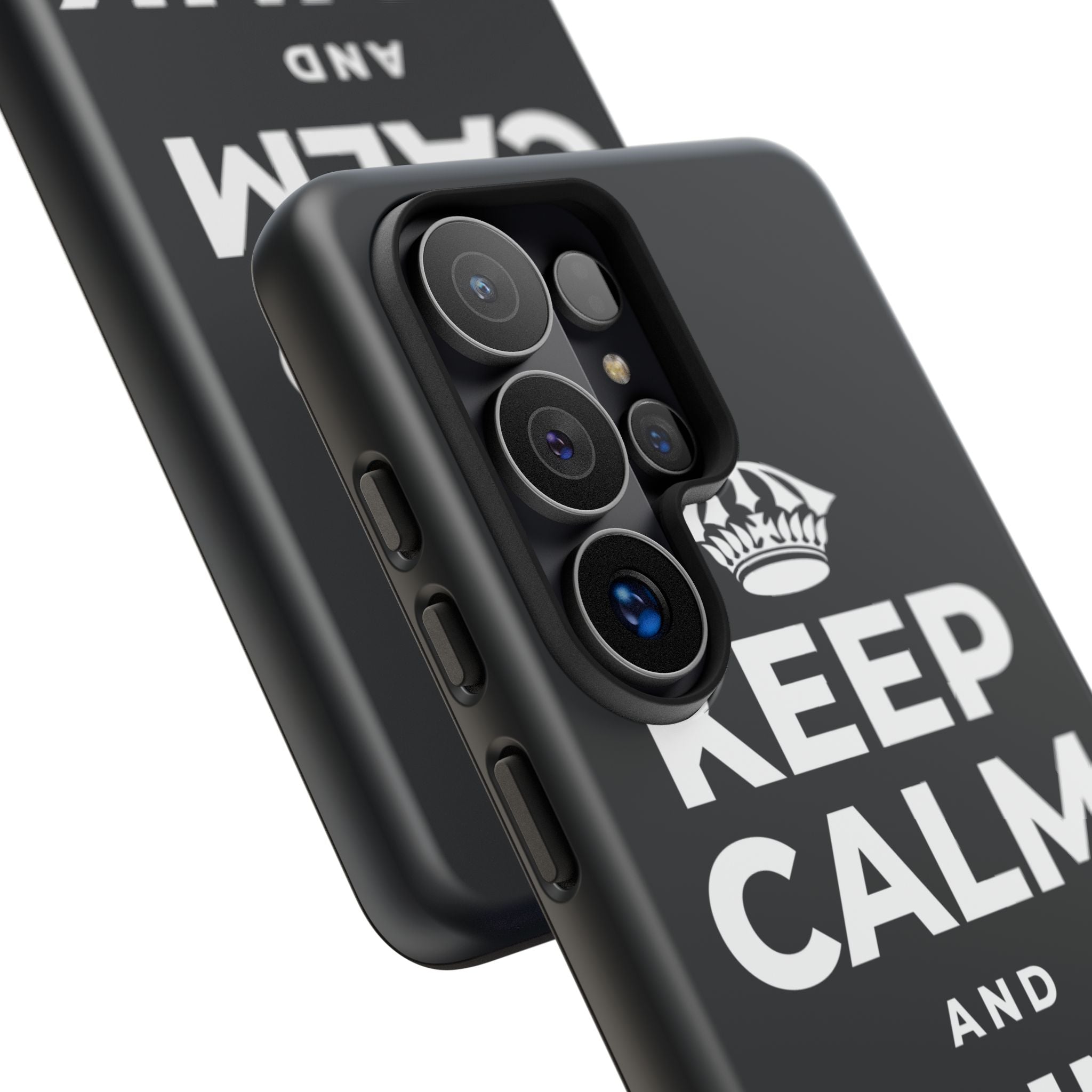 KEEP CALM AND DRINK WATER Phone Case (Dark)