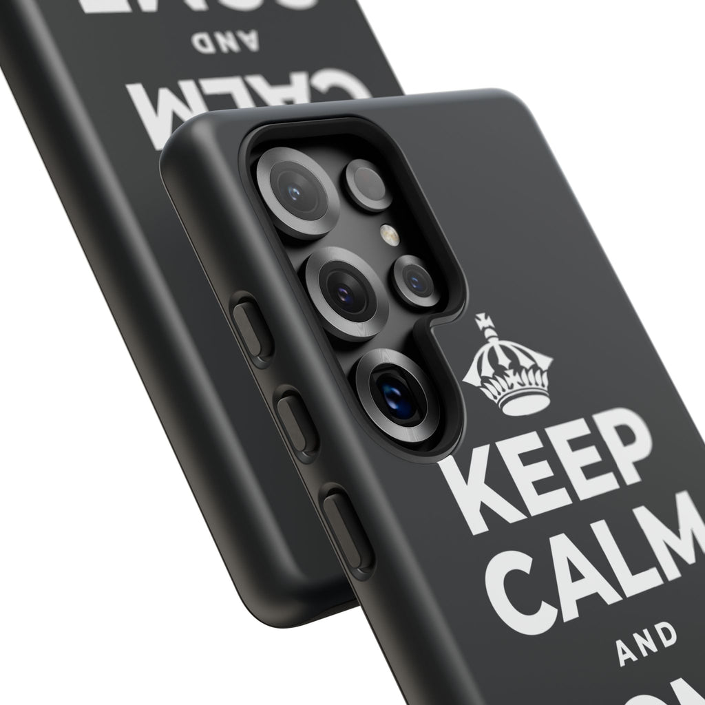 KEEP CALM AND COME BACK Phone Case (Dark)