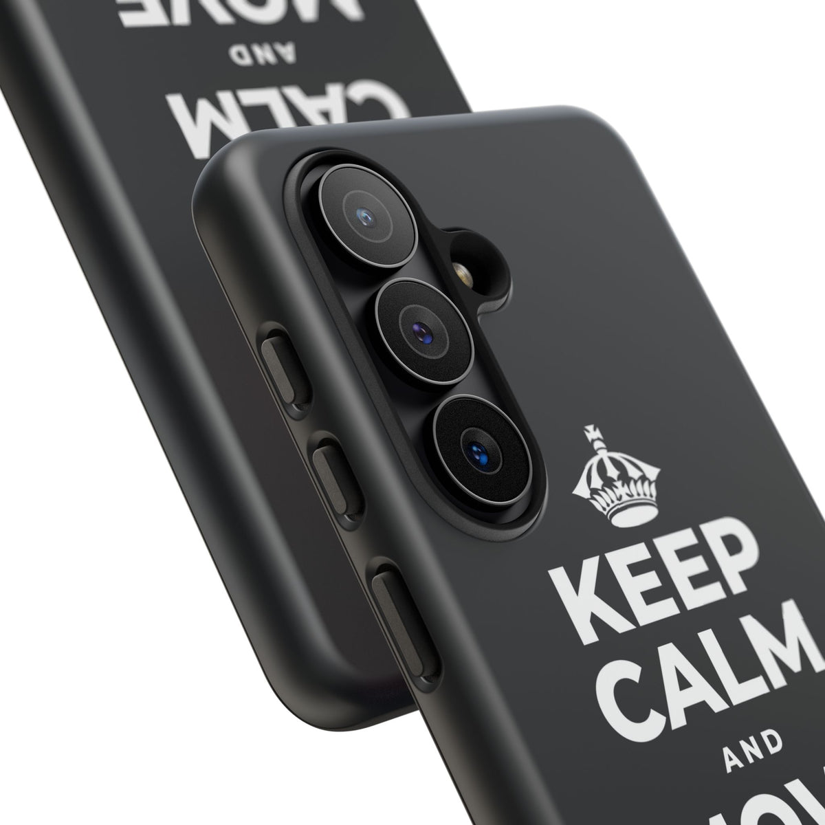 KEEP CALM AND MOVE FORWARD Phone Case (Dark)