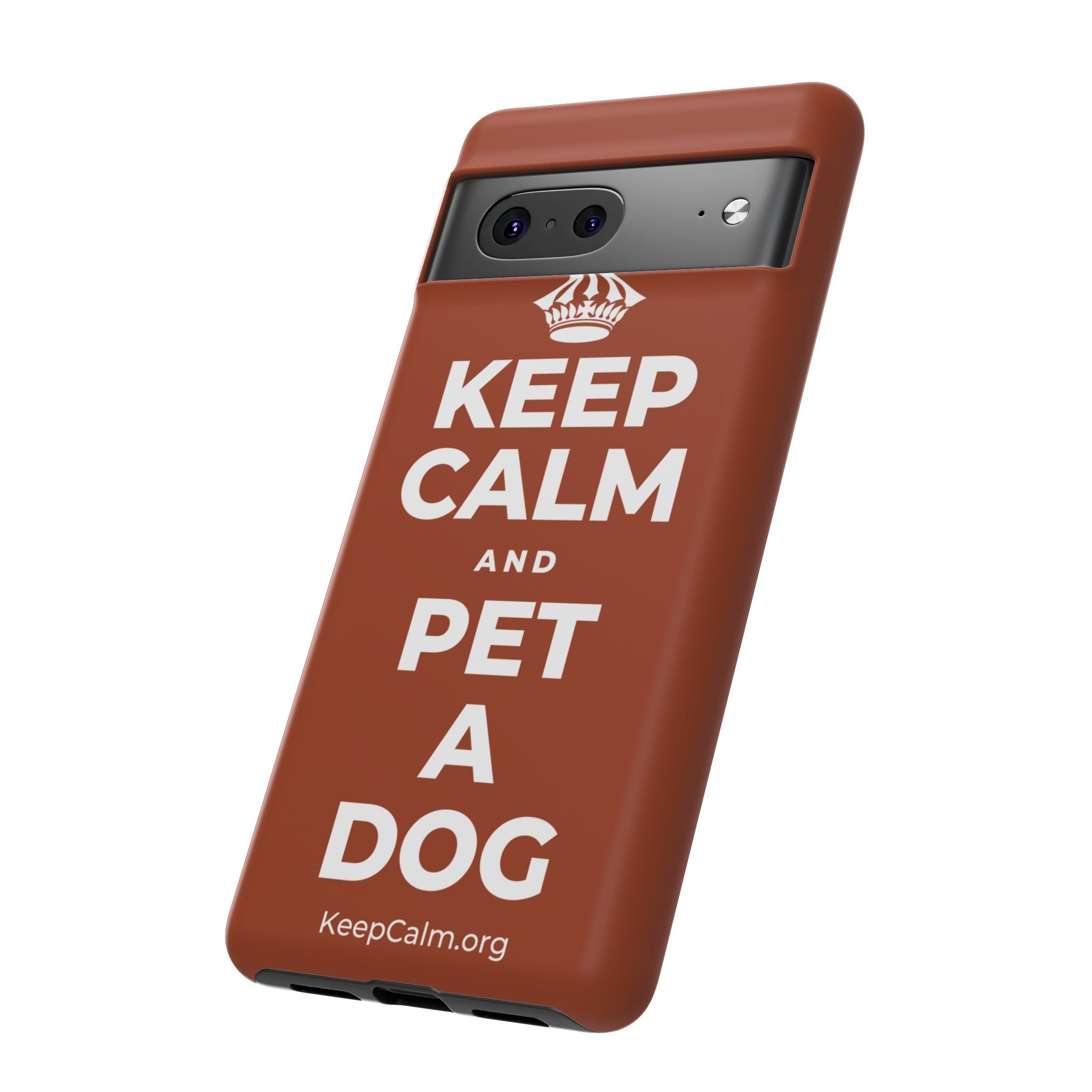 KEEP CALM AND PET A DOG Phone Case