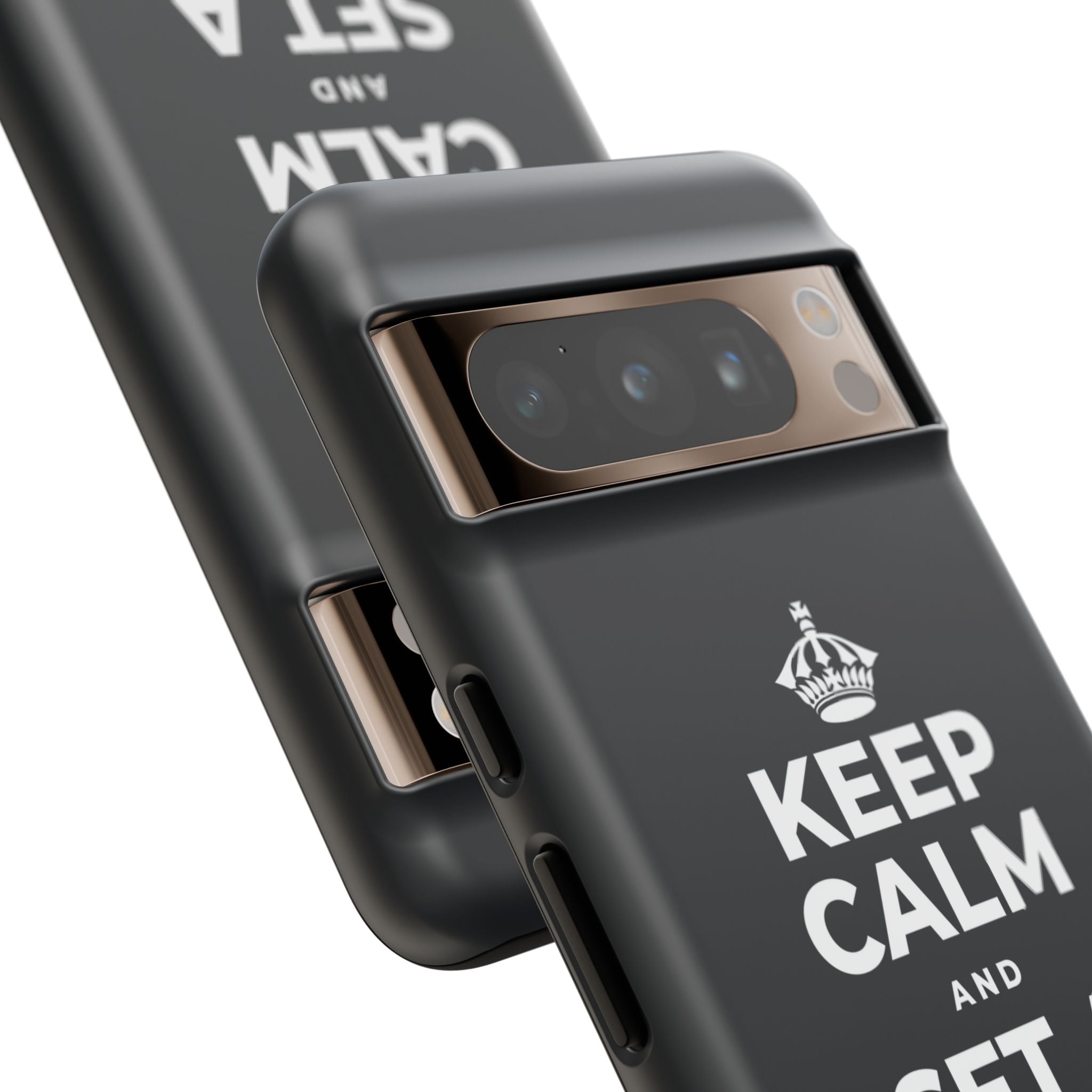 KEEP CALM AND SET A BOUNDARY Phone Case (Dark)