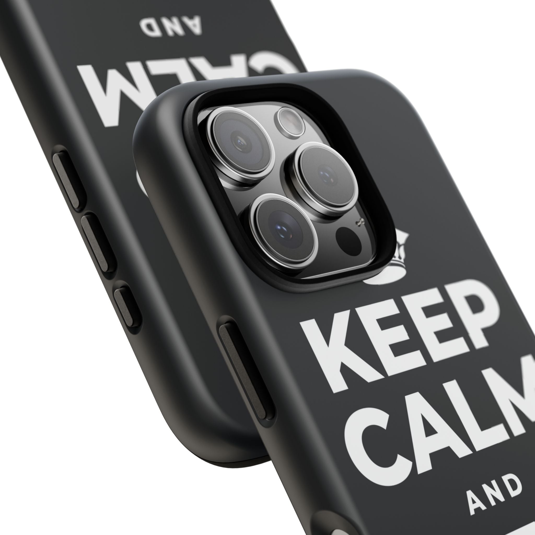 KEEP CALM AND SET IT DOWN Phone Case (Dark)