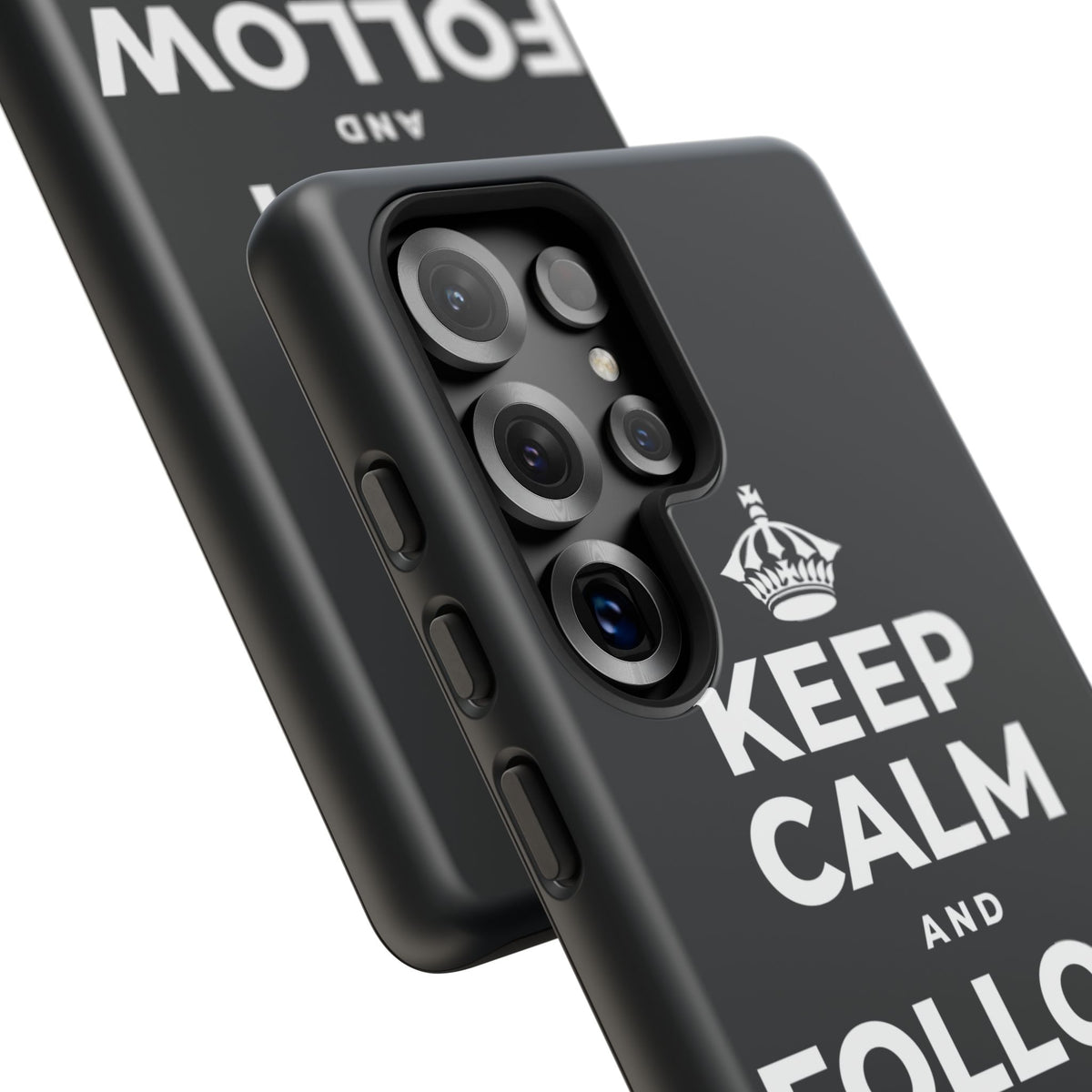 KEEP CALM AND FOLLOW YOUR HEART Phone Case (Dark)