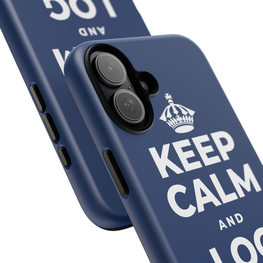 KEEP CALM AND LOG OFF EARLY Phone Case