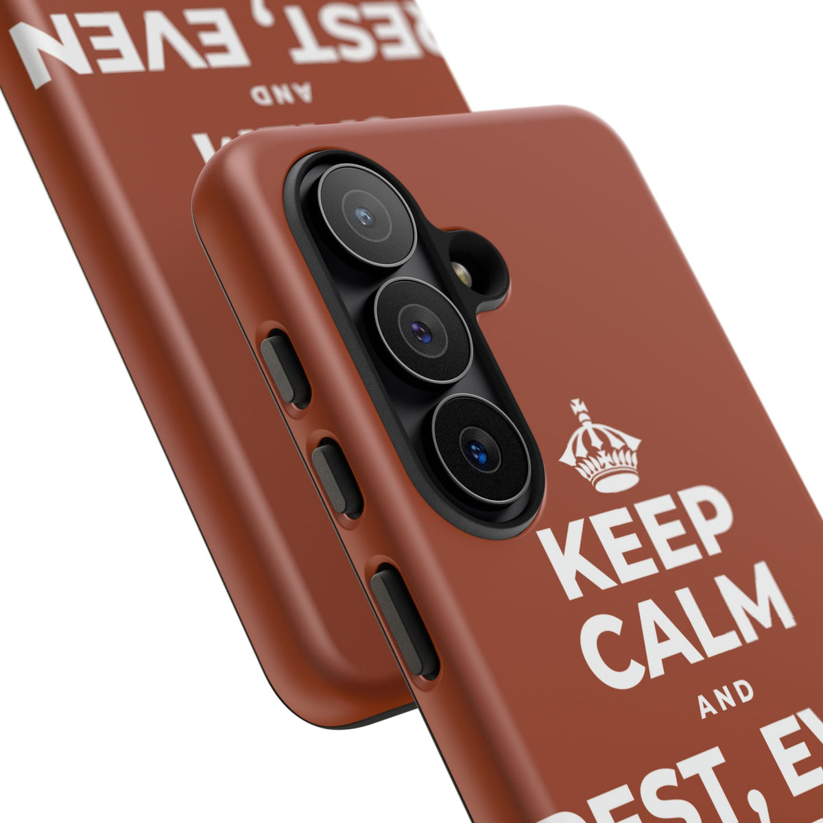 KEEP CALM AND REST, EVEN WIDE AWAKE Phone Case