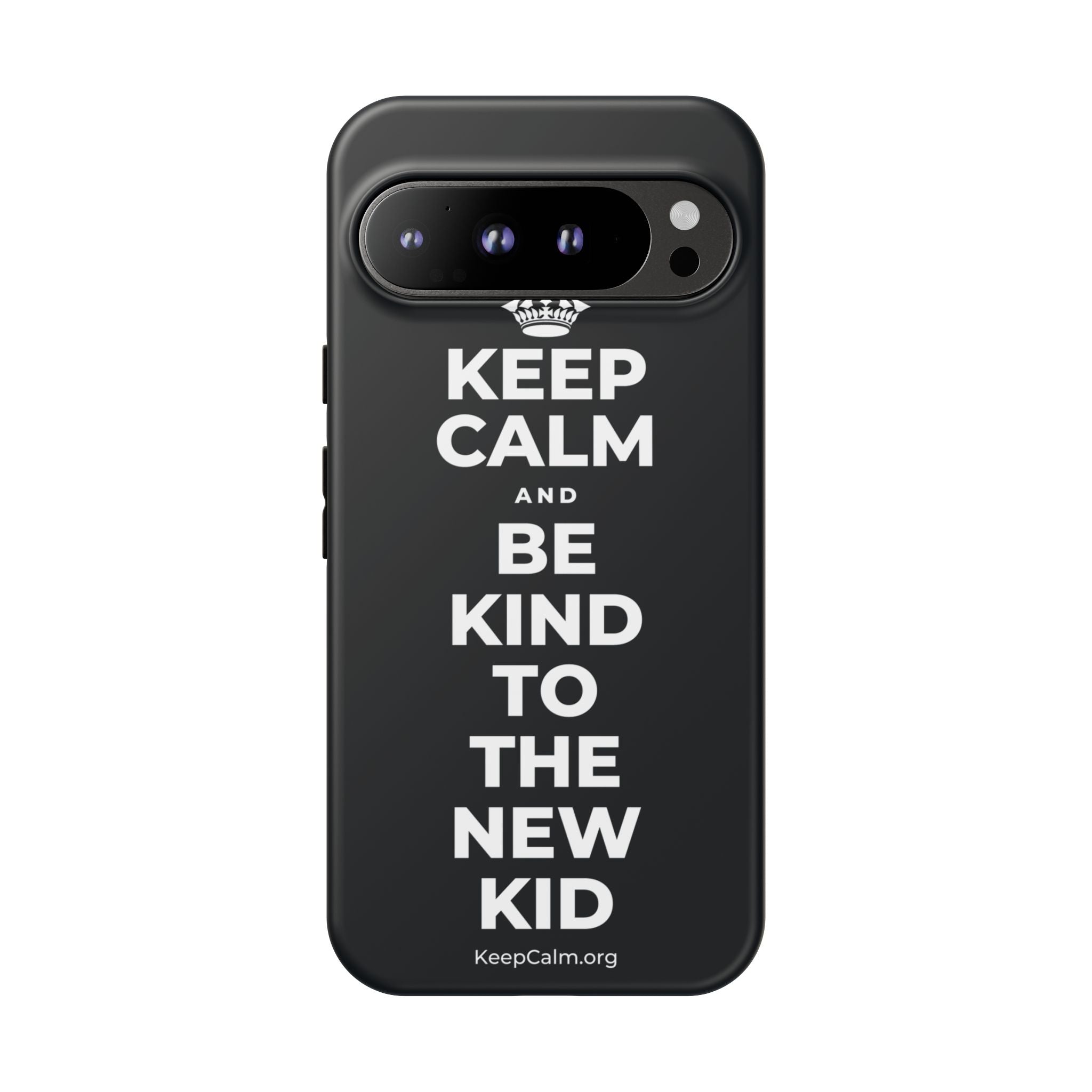 KEEP CALM AND BE KIND TO THE NEW KID Phone Case (Dark)
