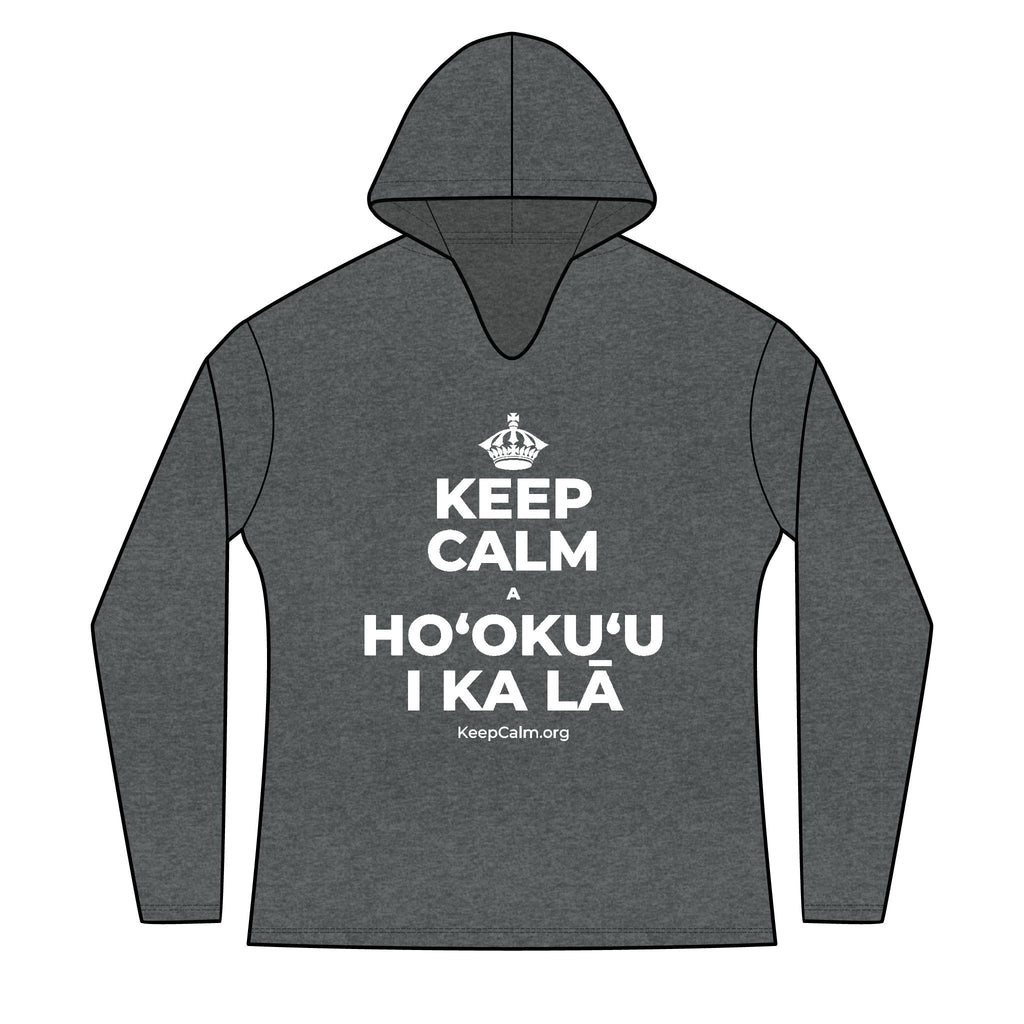 KEEP CALM A HOʻOKUʻU I KA LĀ Women's Long Sleeve Hoodie