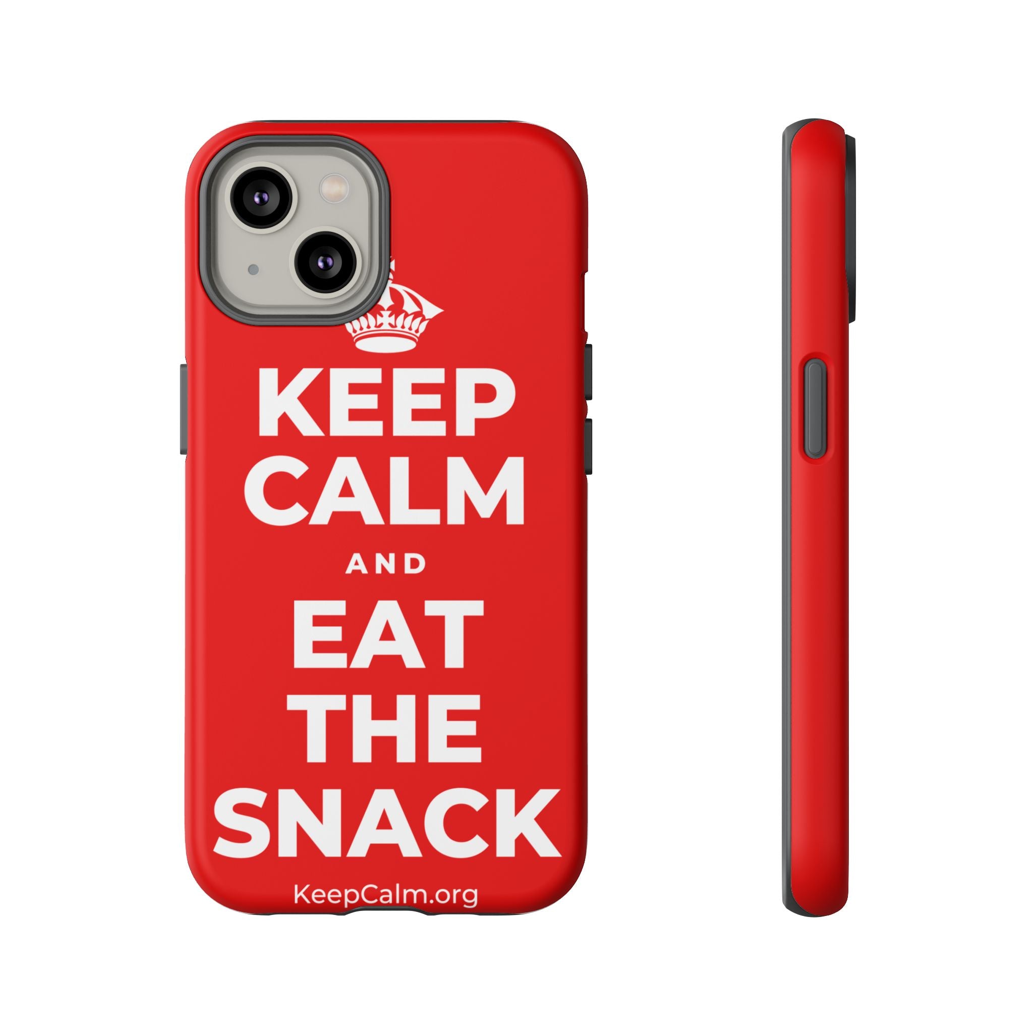KEEP CALM AND EAT THE SNACK Phone Case