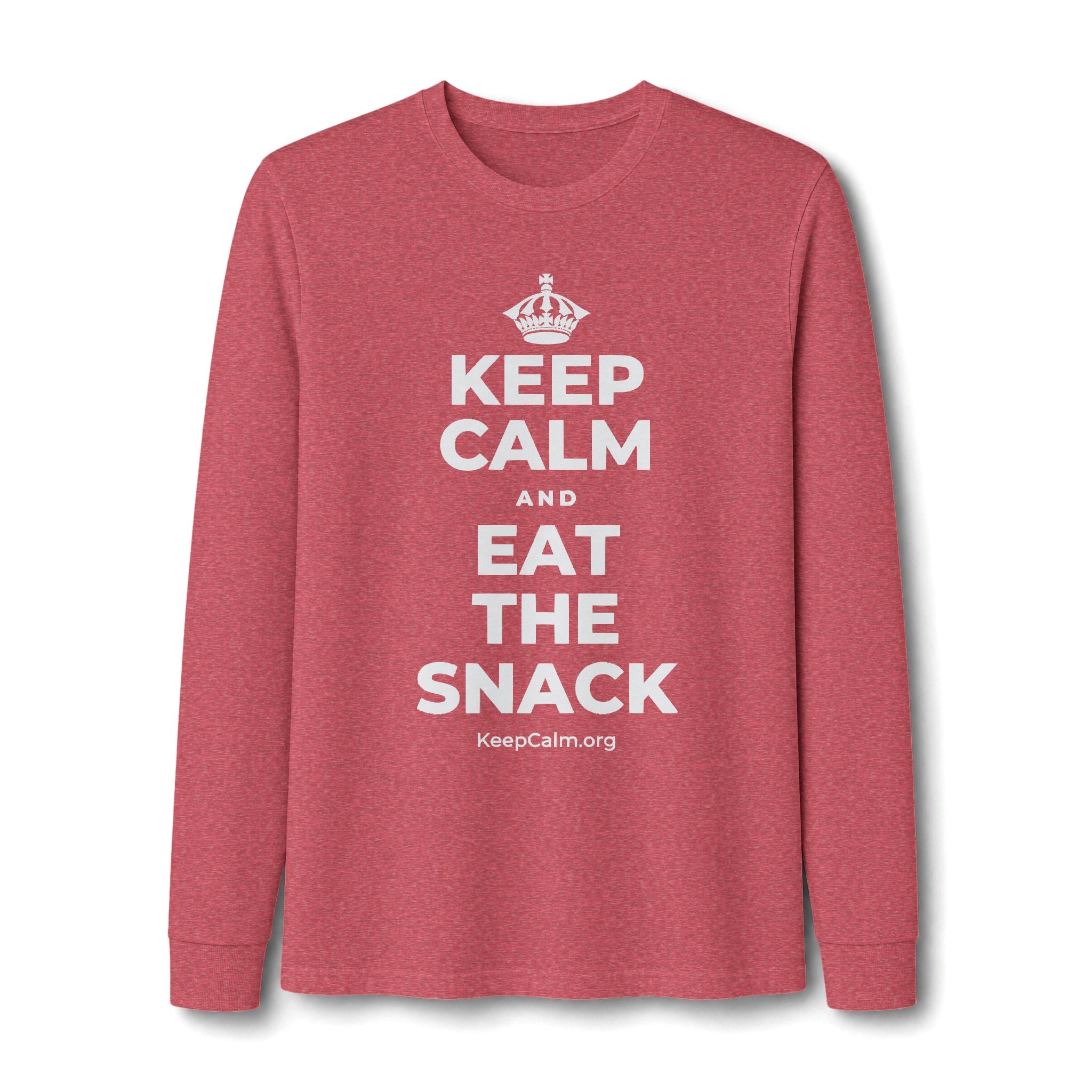KEEP CALM AND EAT THE SNACK Long Sleeve Tee