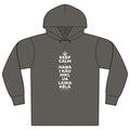 KEEP CALM A HANA I KĀU HIKI, UA LAWA KĒLĀ Organic Hoodie Tee