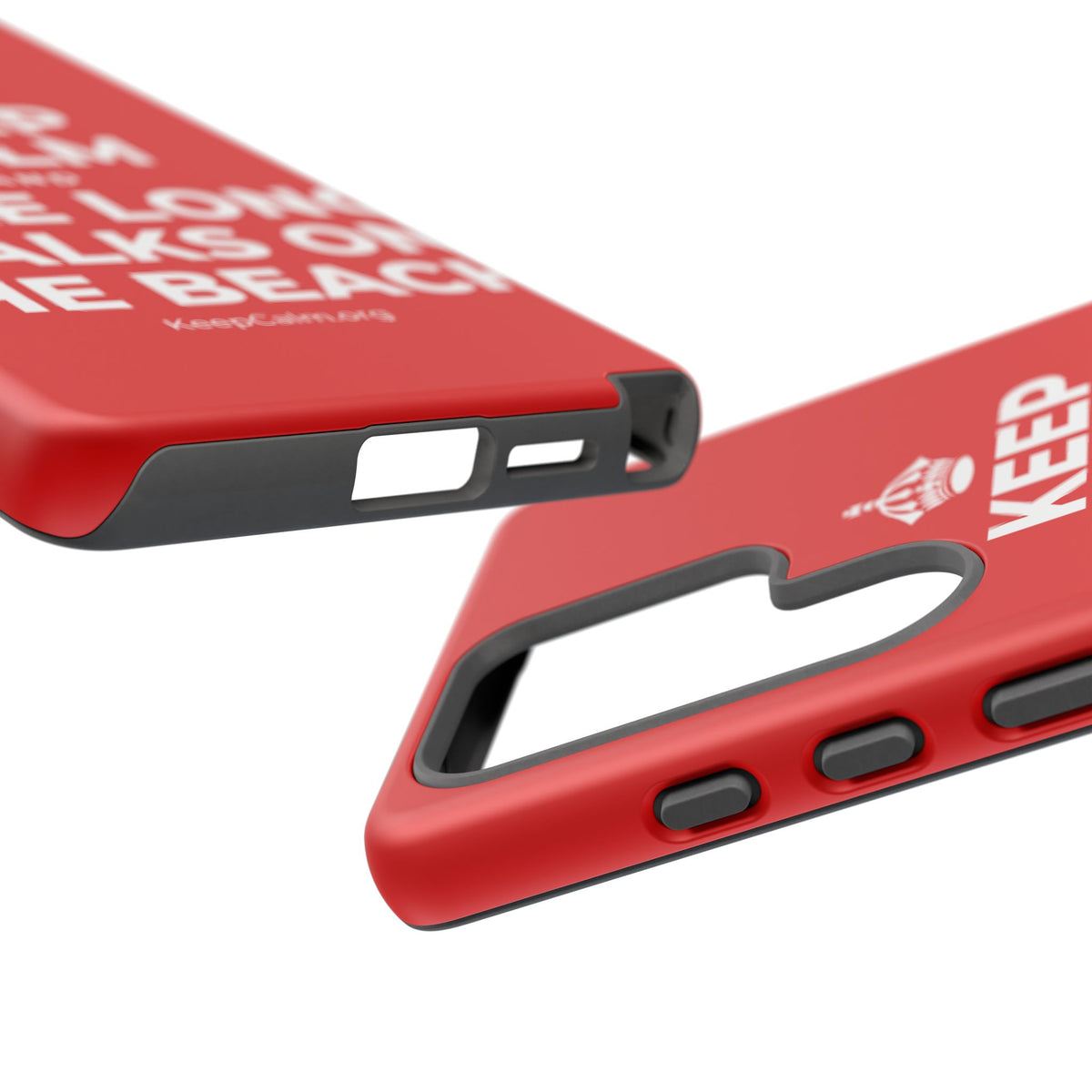 KEEP CALM AND TAKE LONG WALKS ON THE BEACH Phone Case