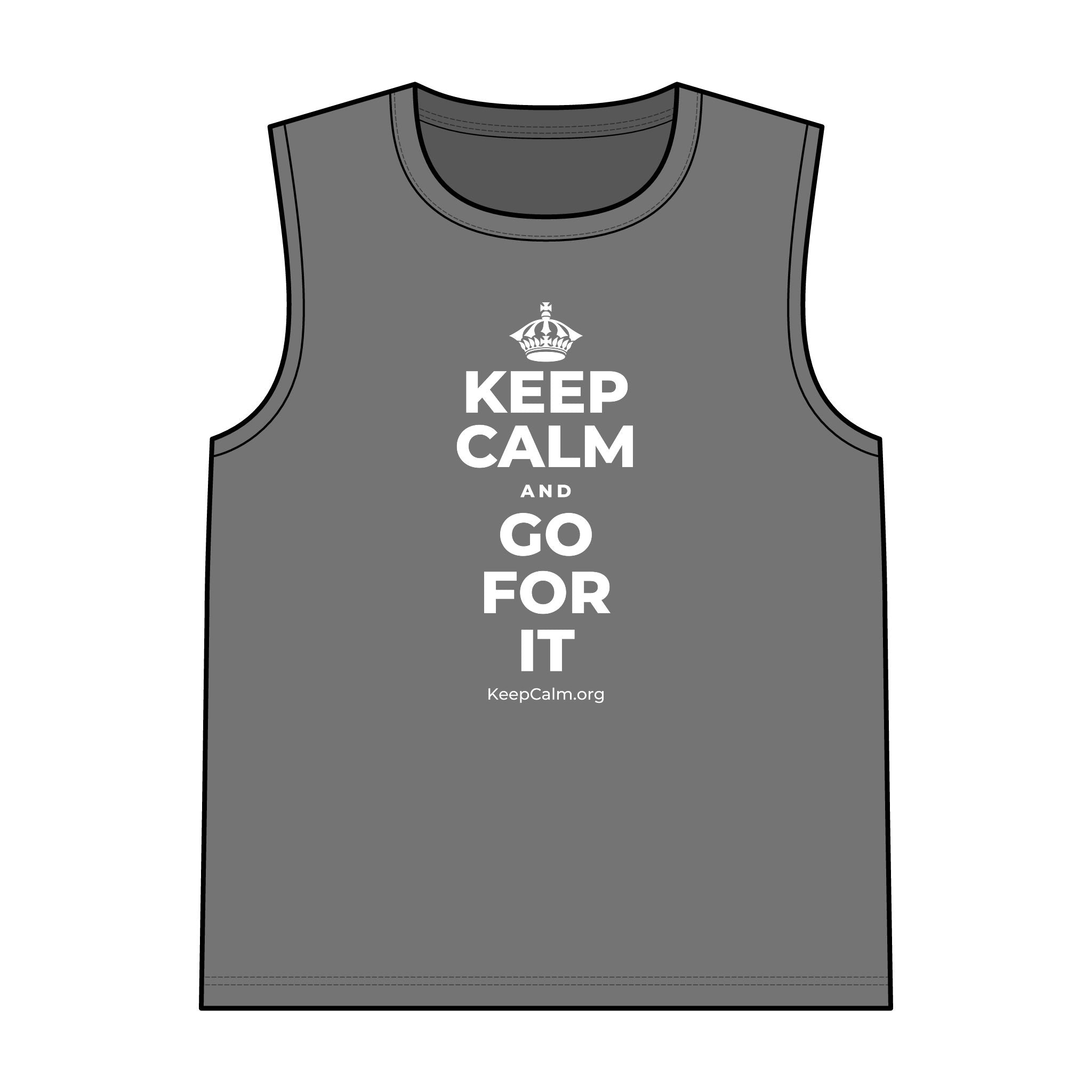 KEEP CALM AND GO FOR IT Tank Top