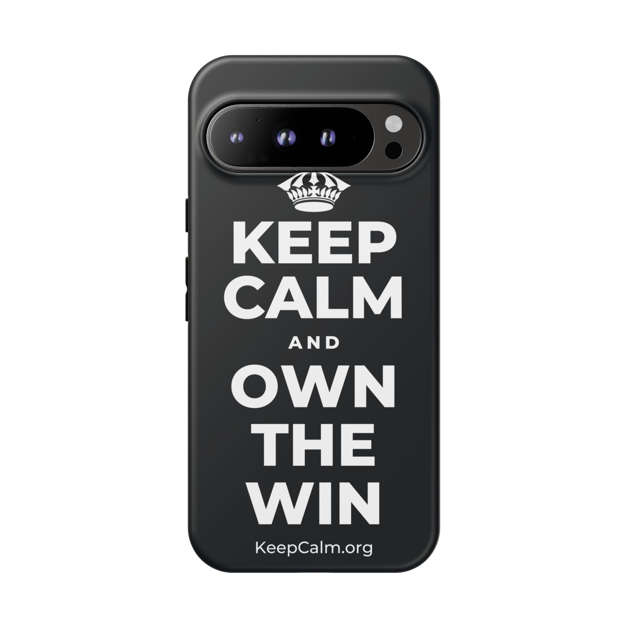KEEP CALM AND OWN THE WIN Phone Case (Dark)