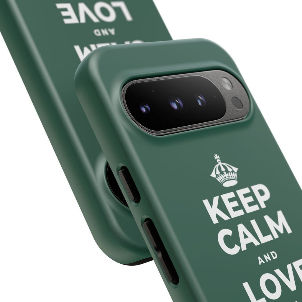 KEEP CALM AND LOVE WITHOUT POSSESSION Phone Case