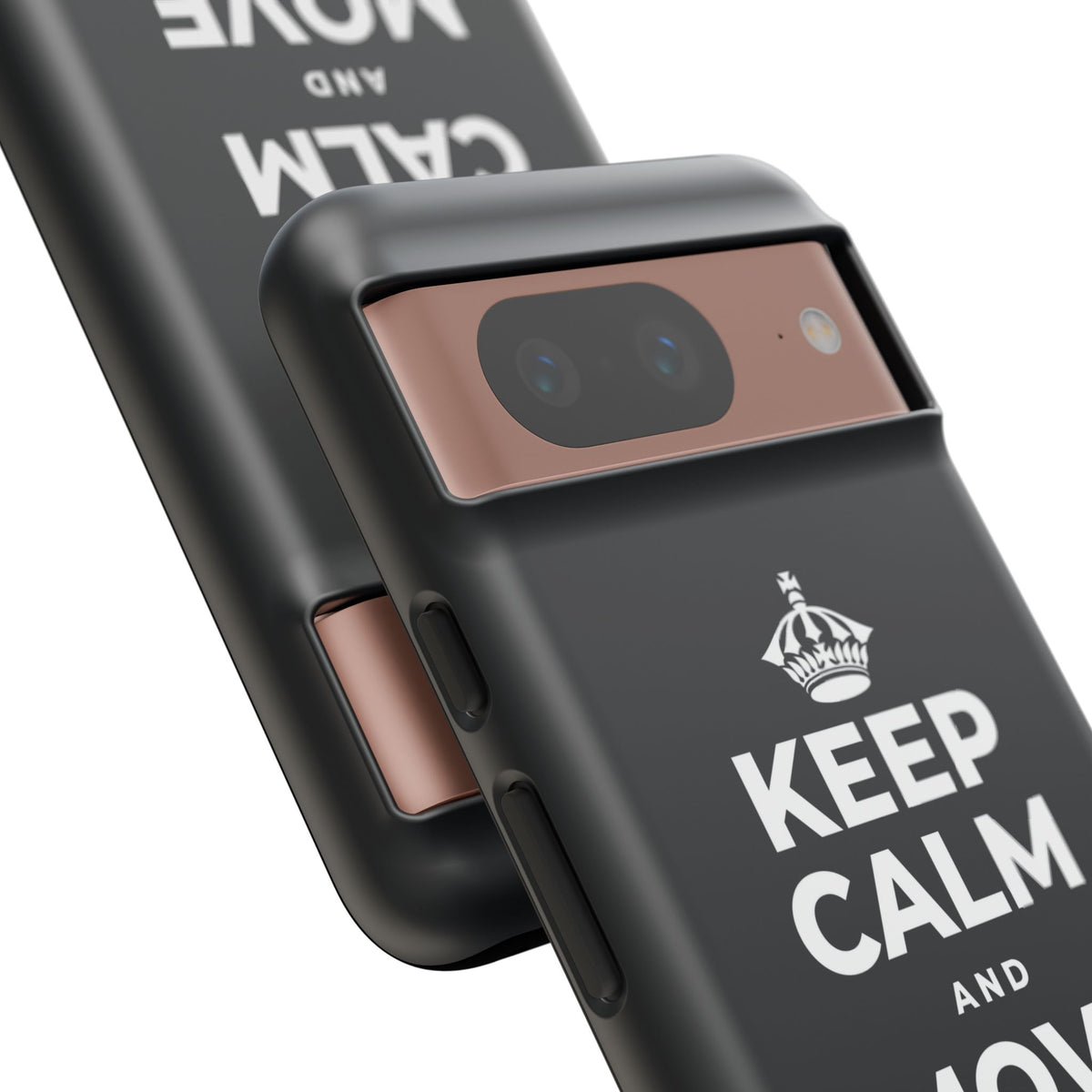 KEEP CALM AND MOVE FORWARD Phone Case (Dark)