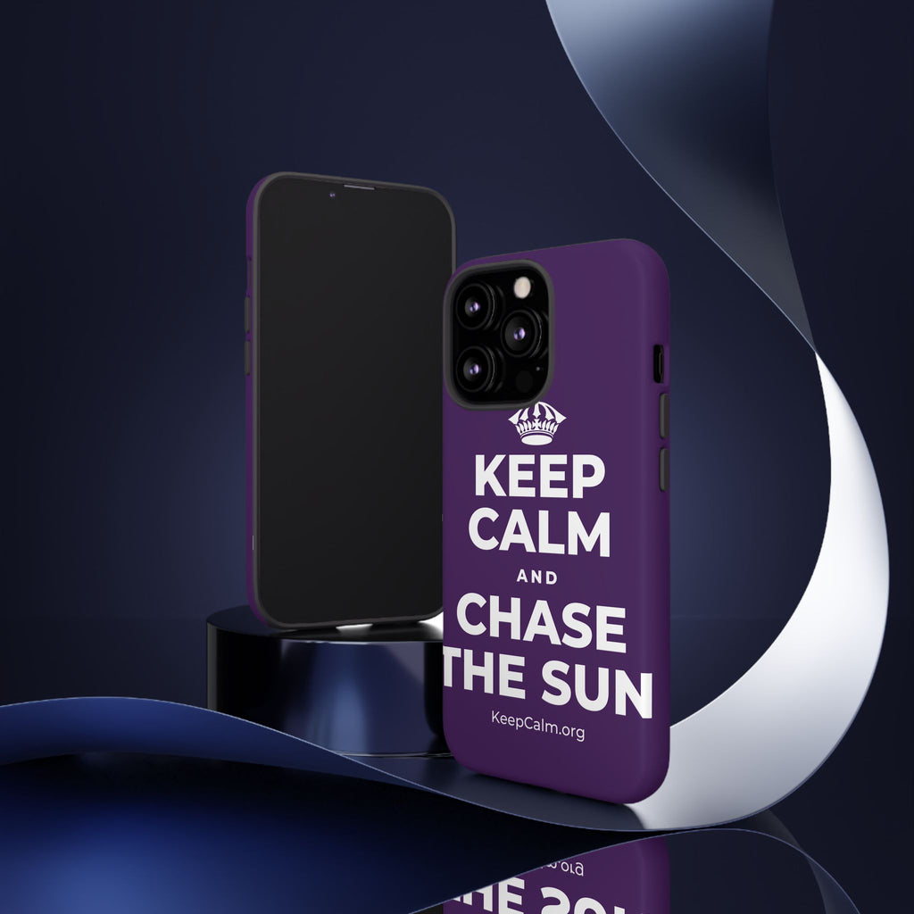 KEEP CALM AND CHASE THE SUN Phone Case