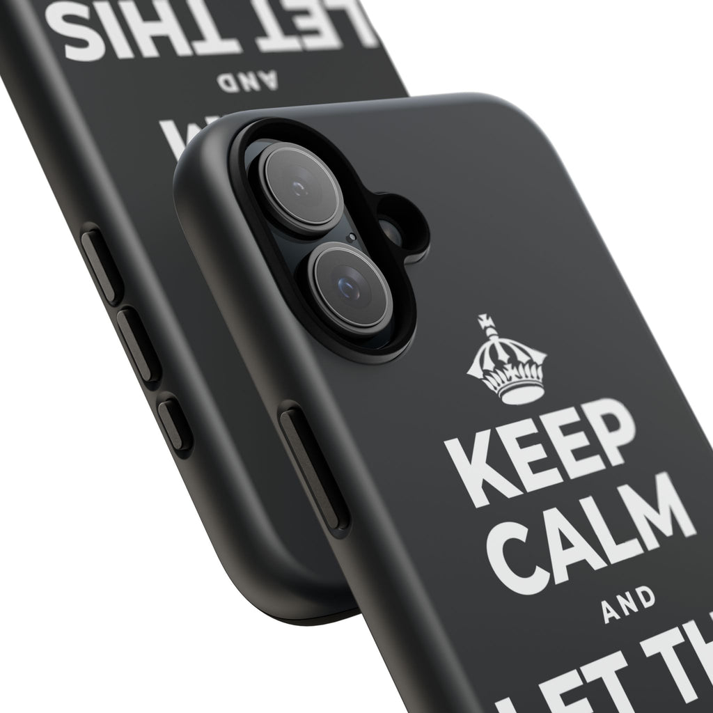 KEEP CALM AND LET THIS FEELING PASS Phone Case (Dark)