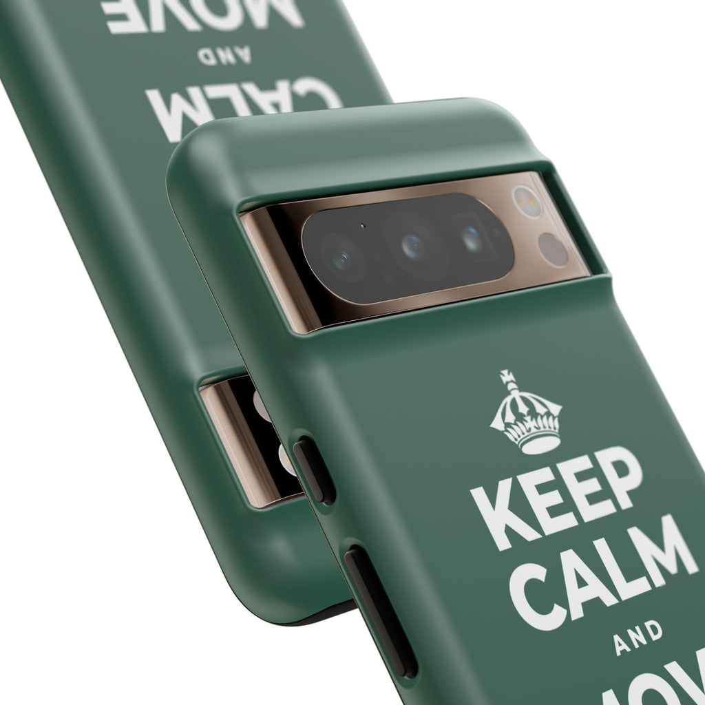 KEEP CALM AND MOVE FORWARD Phone Case