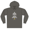 KEEP CALM AND WISH UPON A ⭐ Organic Hoodie Tee