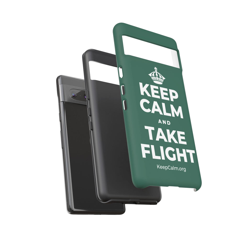 KEEP CALM AND TAKE FLIGHT Phone Case