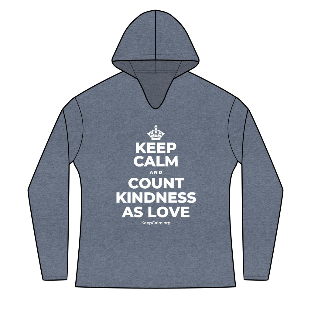 KEEP CALM AND COUNT KINDNESS AS LOVE Women's Long Sleeve Hoodie