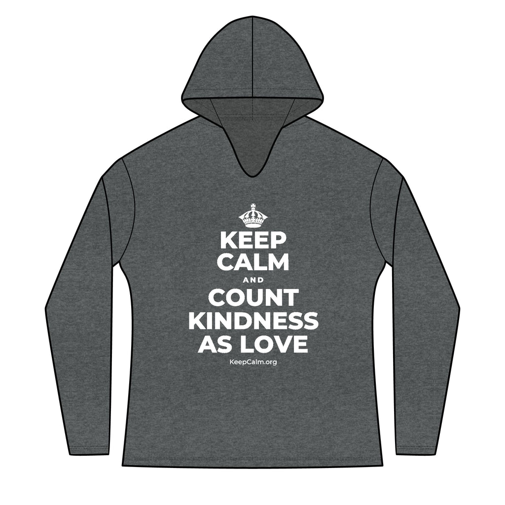KEEP CALM AND COUNT KINDNESS AS LOVE Women's Long Sleeve Hoodie