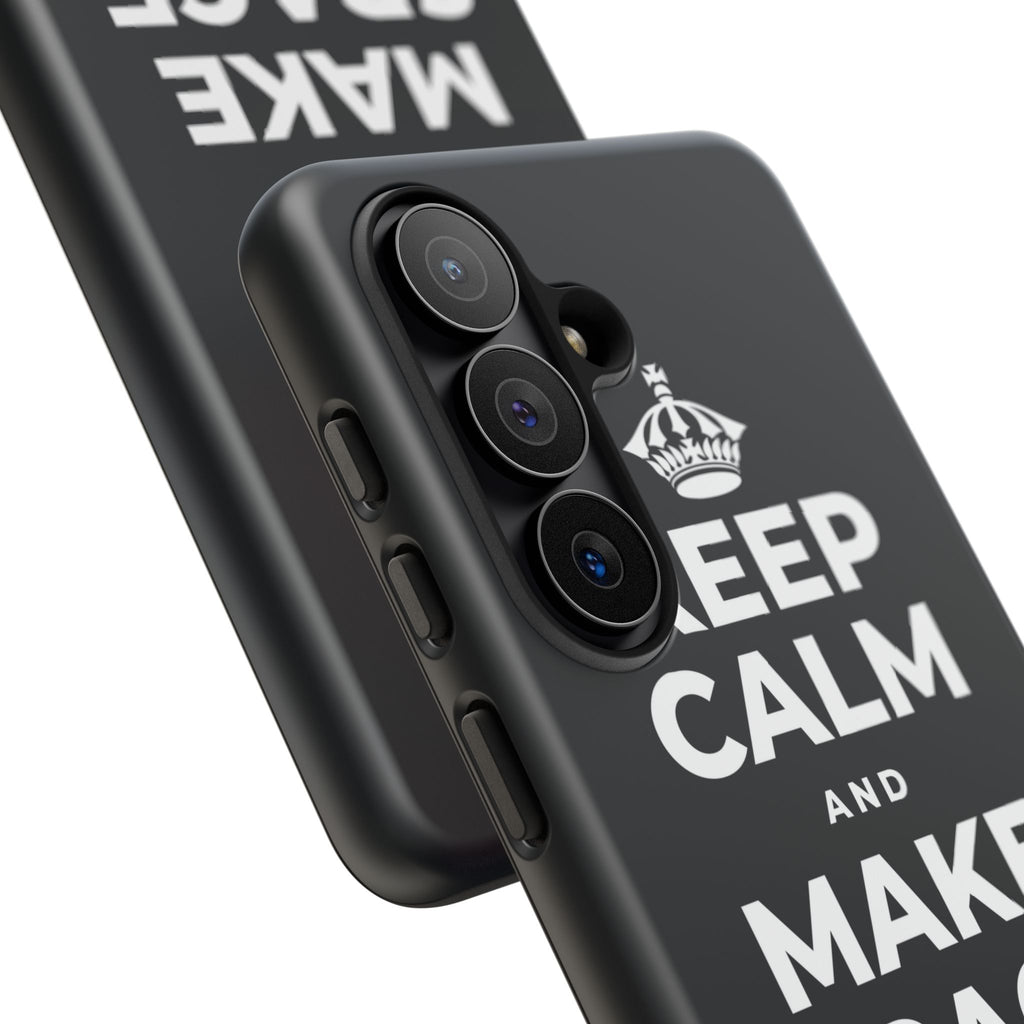 KEEP CALM AND MAKE SPACE TO BREATHE Phone Case (Dark)