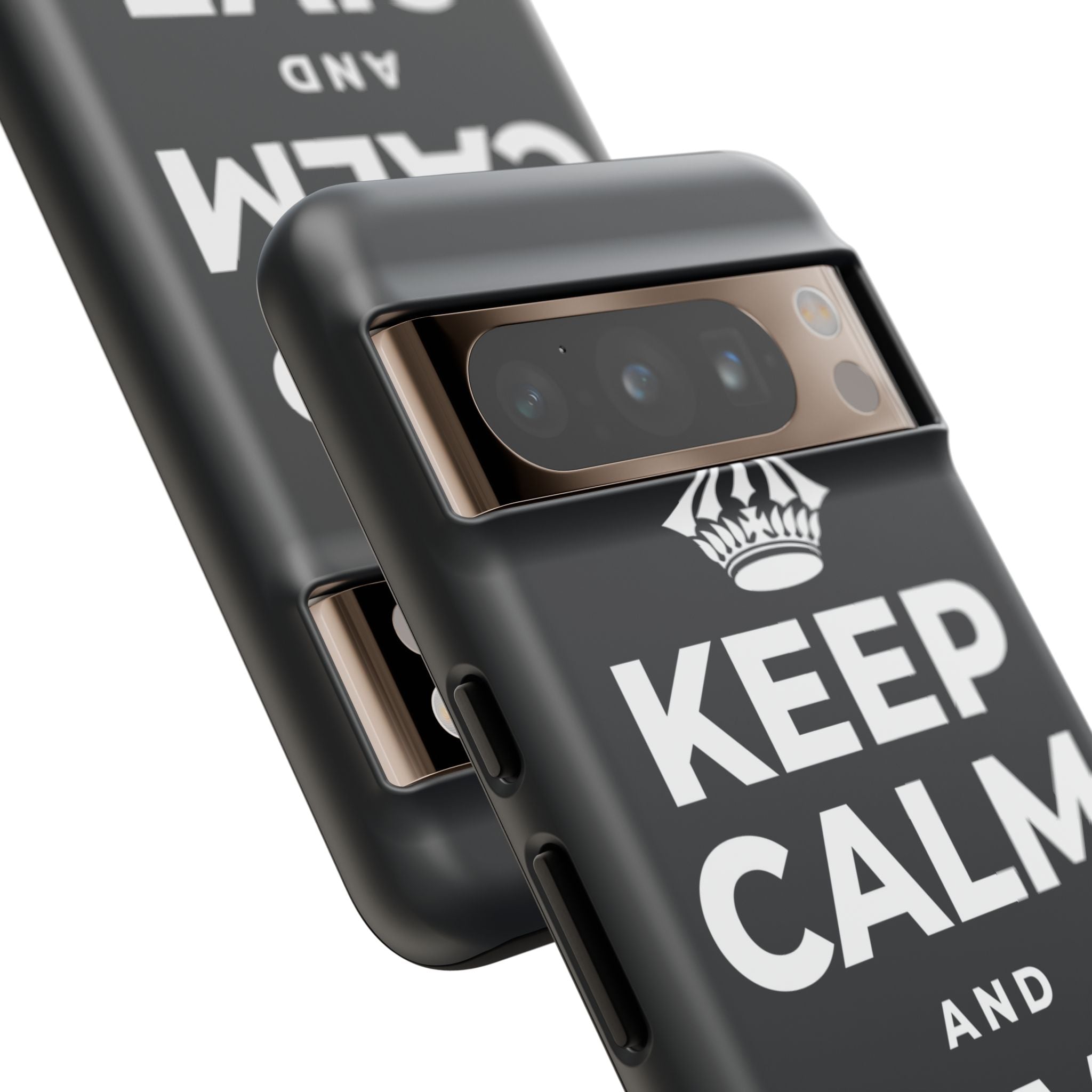 KEEP CALM AND GIVE GRACE Phone Case (Dark)